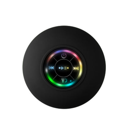 Waterproof Bluetooth Speaker With LED Light, Large Suction Cup